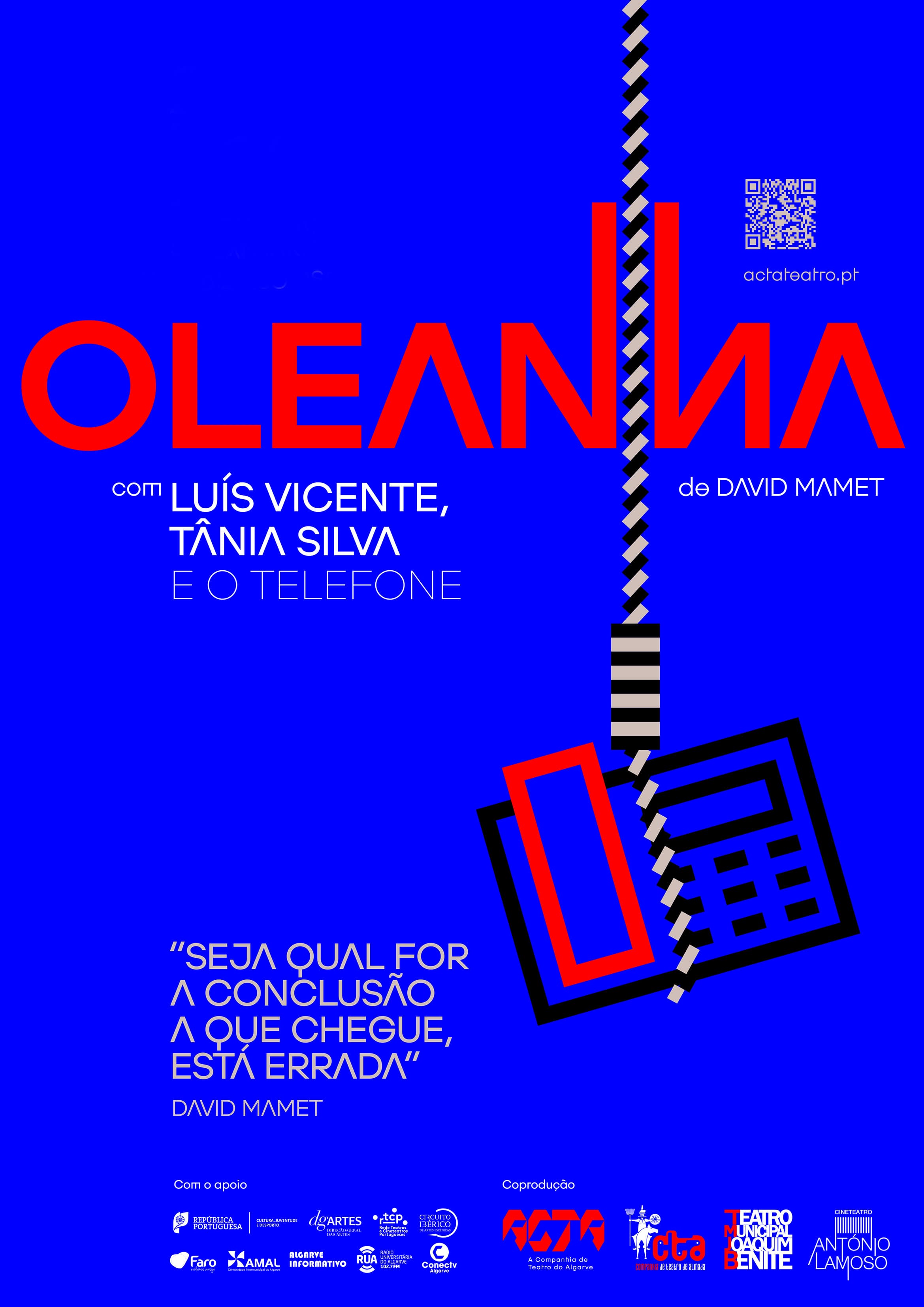 Oleanna by David Mamet, ACTA theatre company
