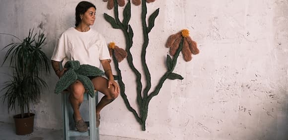 Exhibition "The day shapes the colour " by Karina Alves