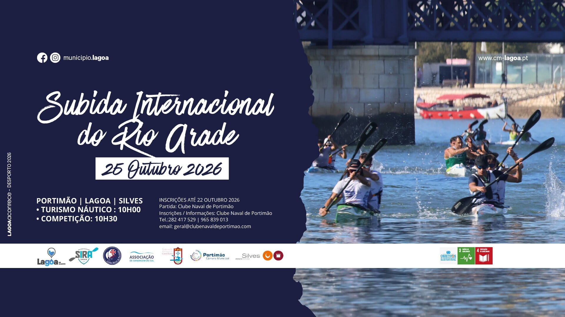 Rio Arade International Ascent 2026 (canoe race), Portimão