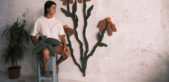 Exhibition "The day shapes the colour " by Karina Alves