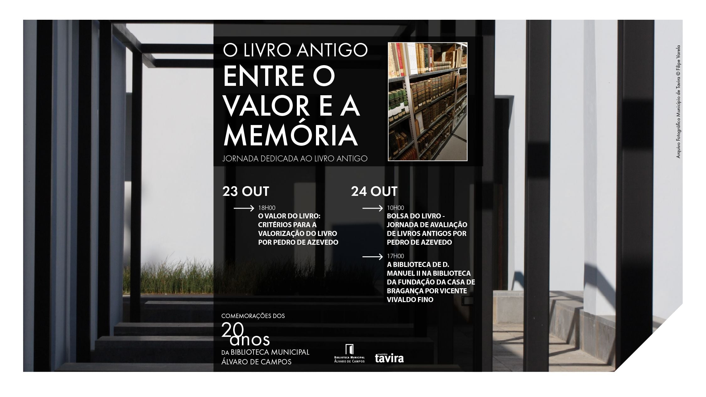 Ciclo de palestras: O Livro Antigo, memory, value and heritage, Tavira