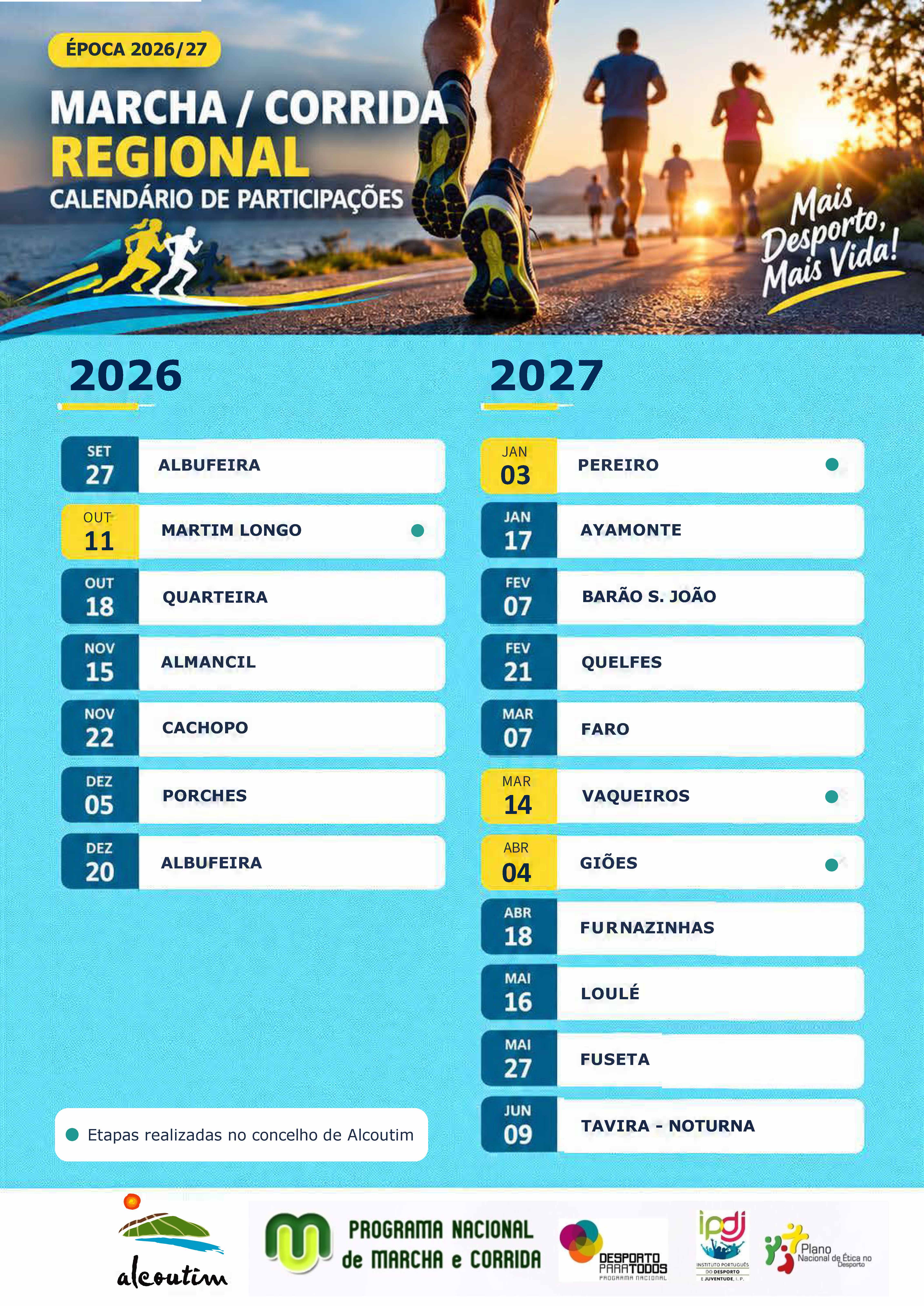 Regional walk and run, Martim Longo