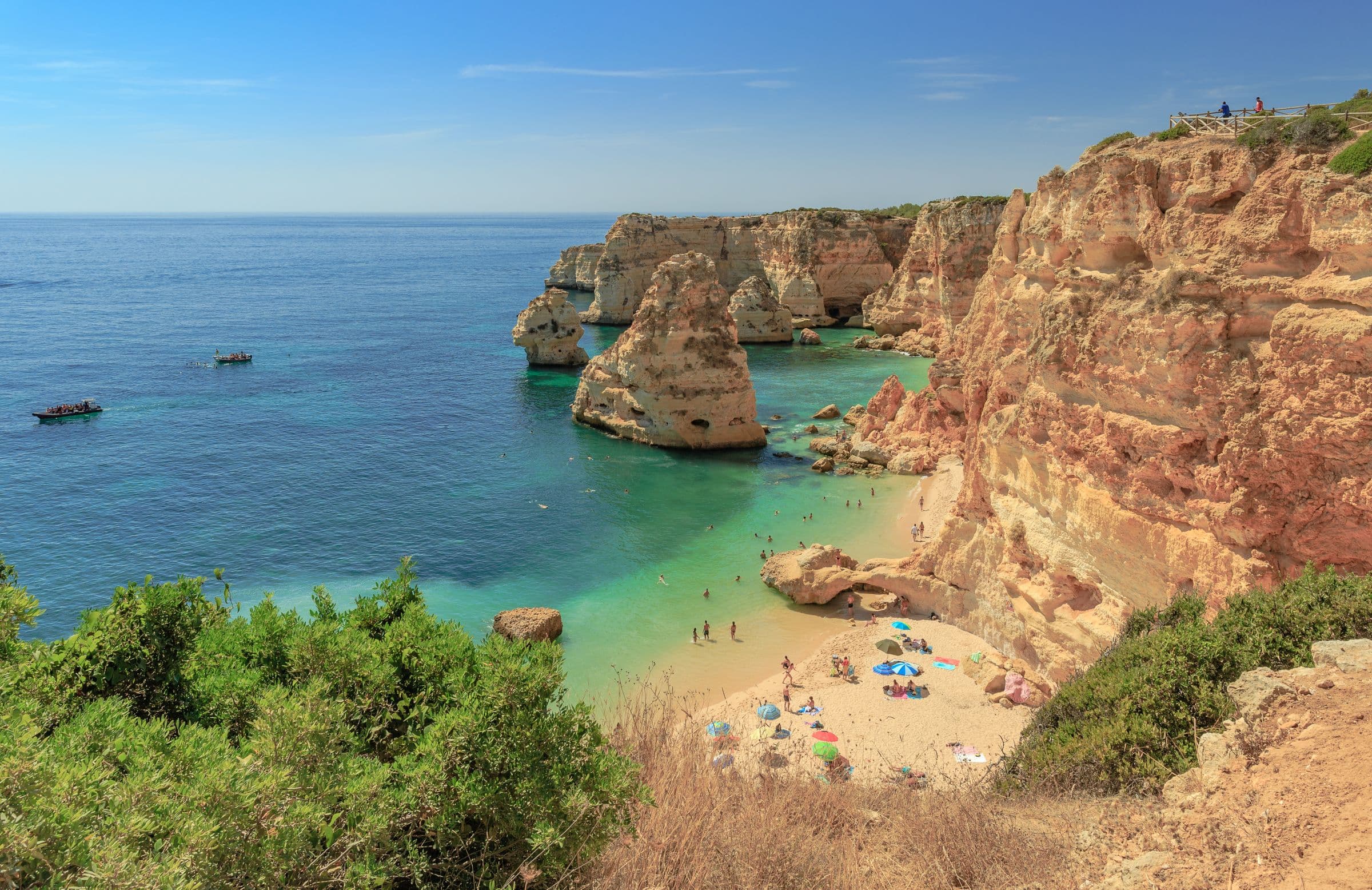 Praia da Marinha on the Algarve coast