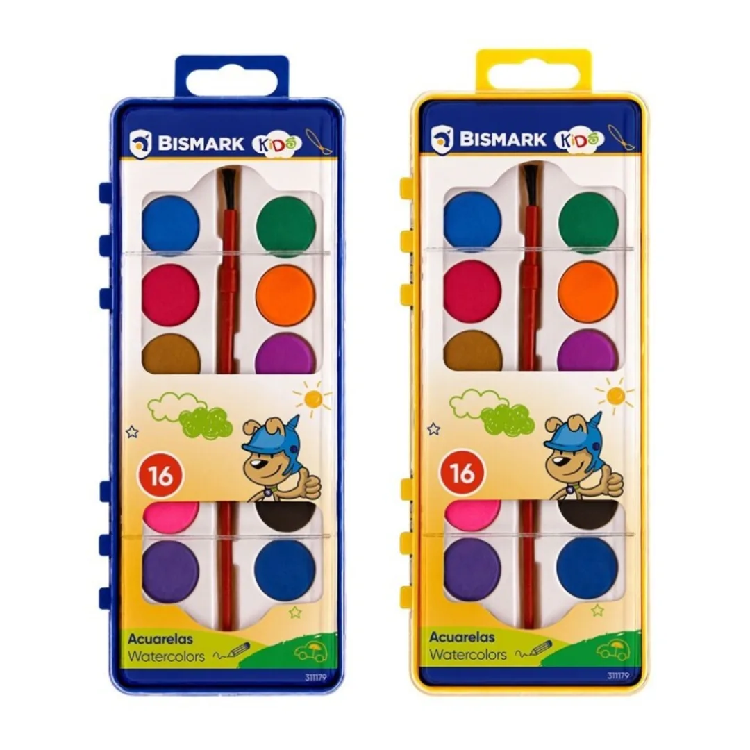 Bismark Kids watercolours, pack of 16