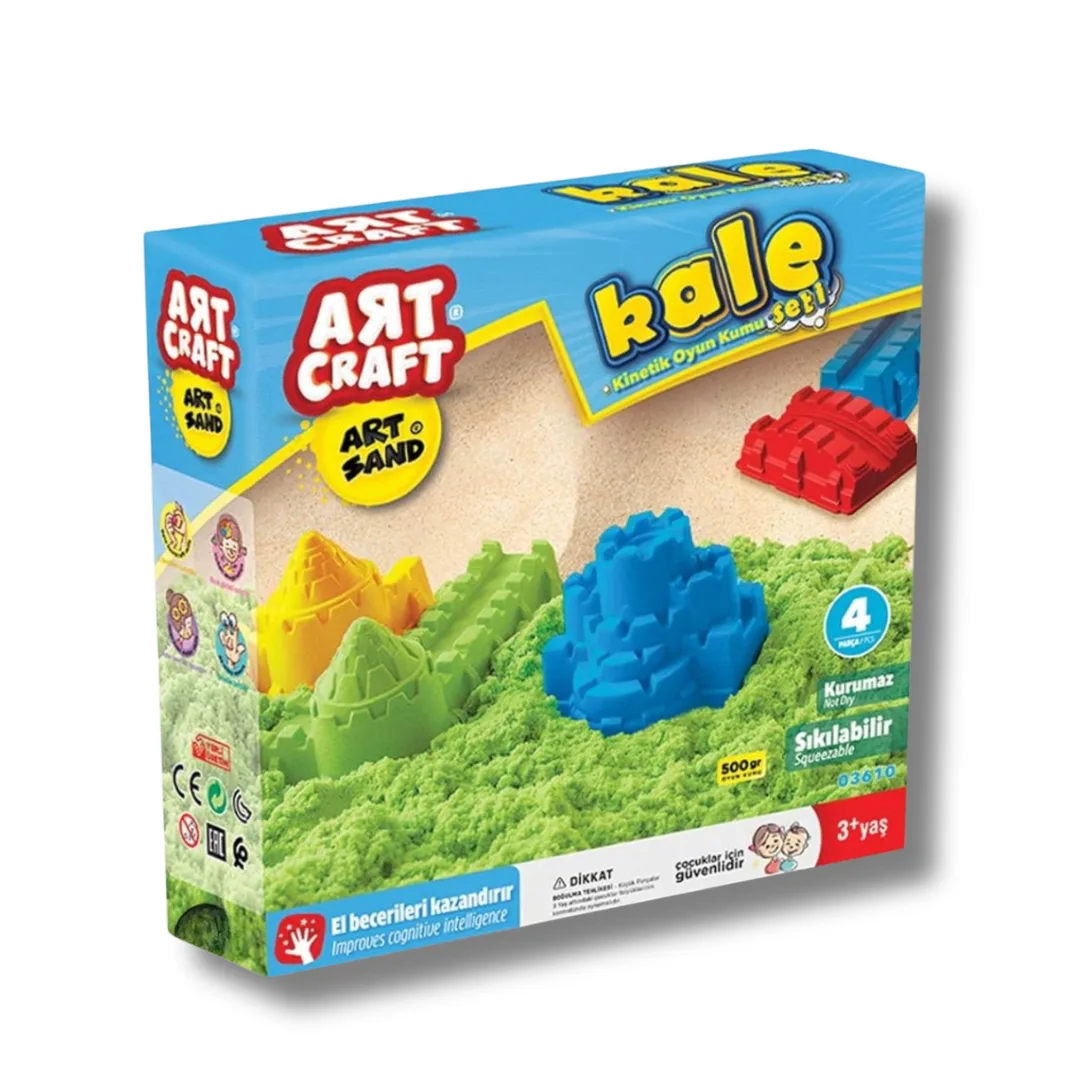 Art Craft modelling sand, castle, 500 g