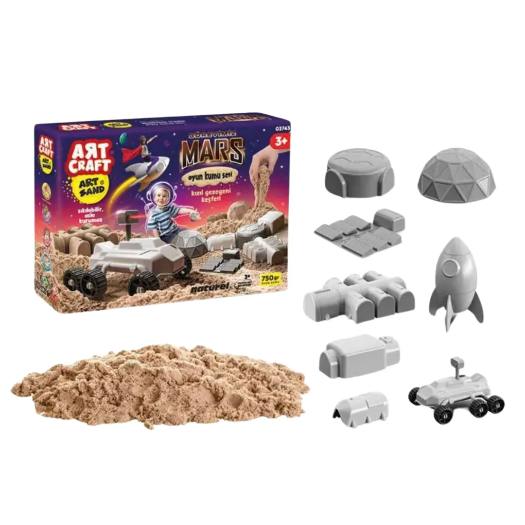 Art Craft modelling sand, Mars mission, 750 g