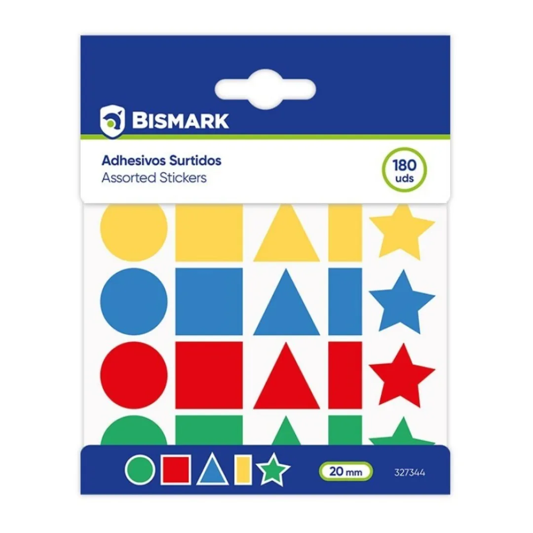 Assorted stickers, 2 cm