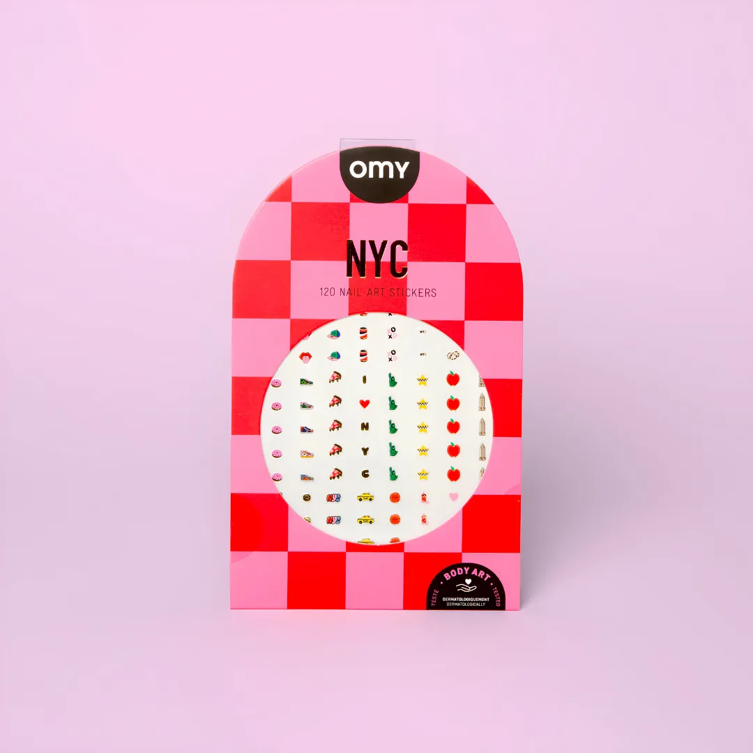 OMY nail art stickers, NYC