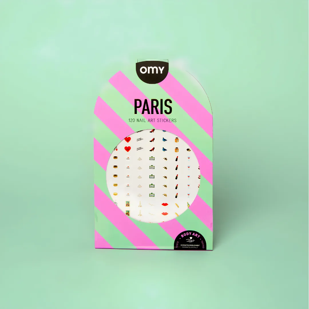 OMY nail art stickers, Paris