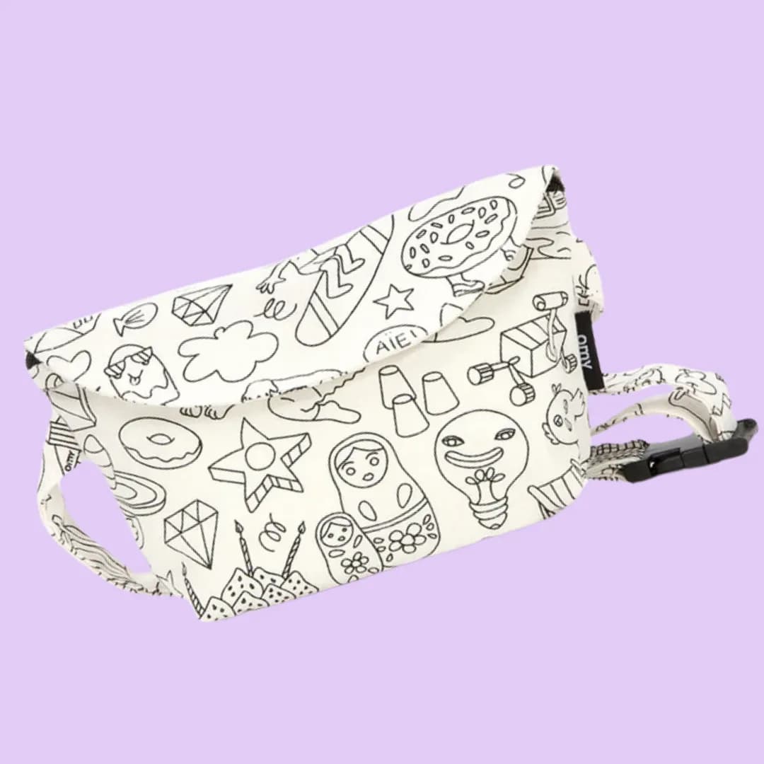 OMY colour-in bum bag