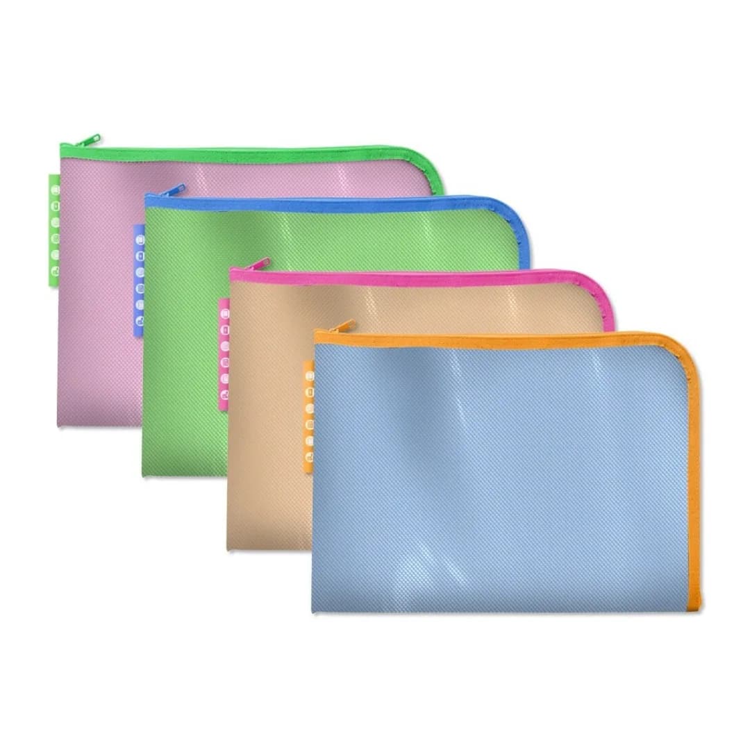 Neon A4 document wallet