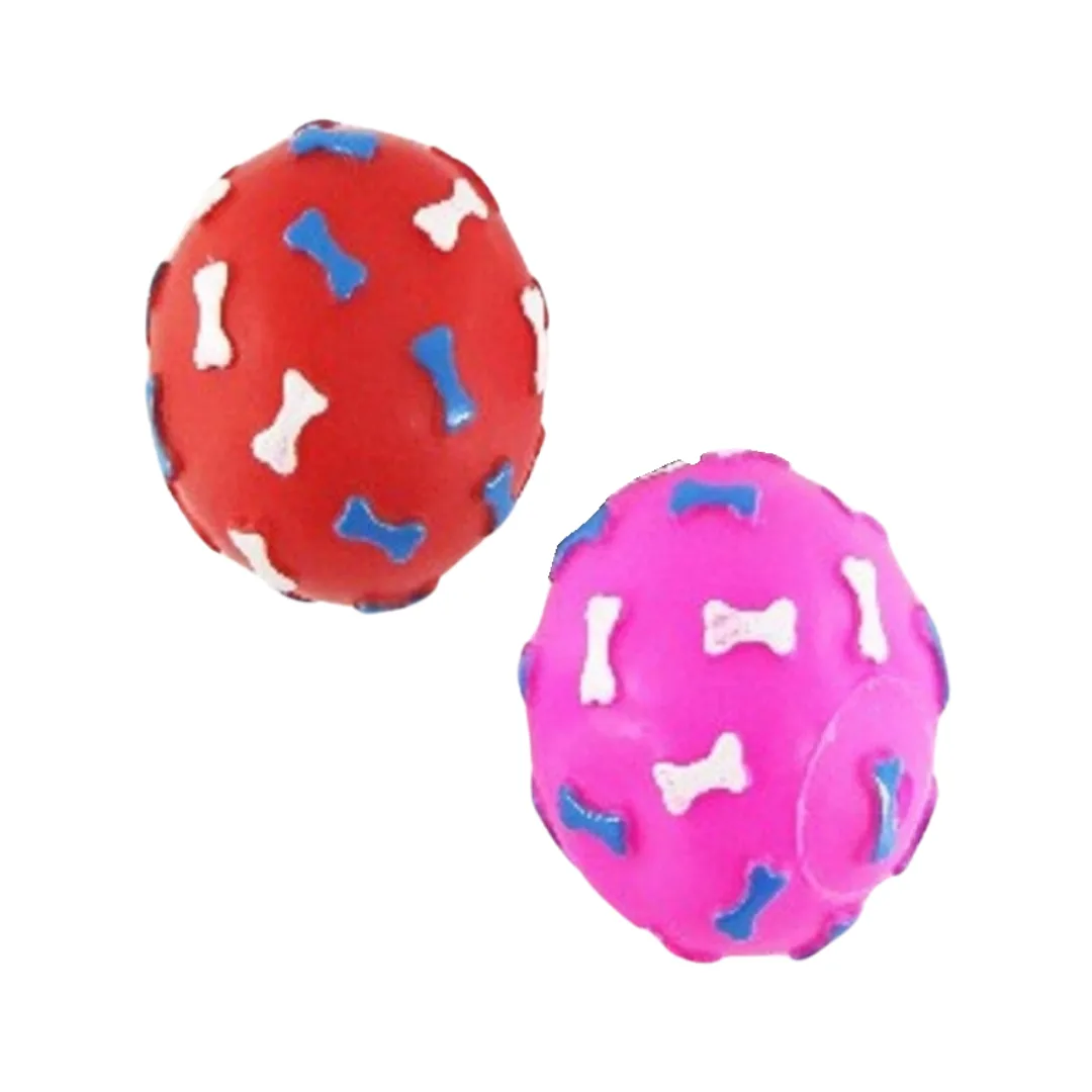 Dog toy, vinyl ball, 8 cm