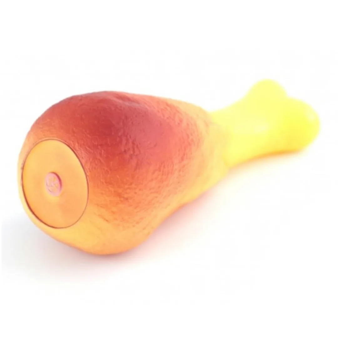 Dog toy, small chicken drumstick, 13 x 6 cm