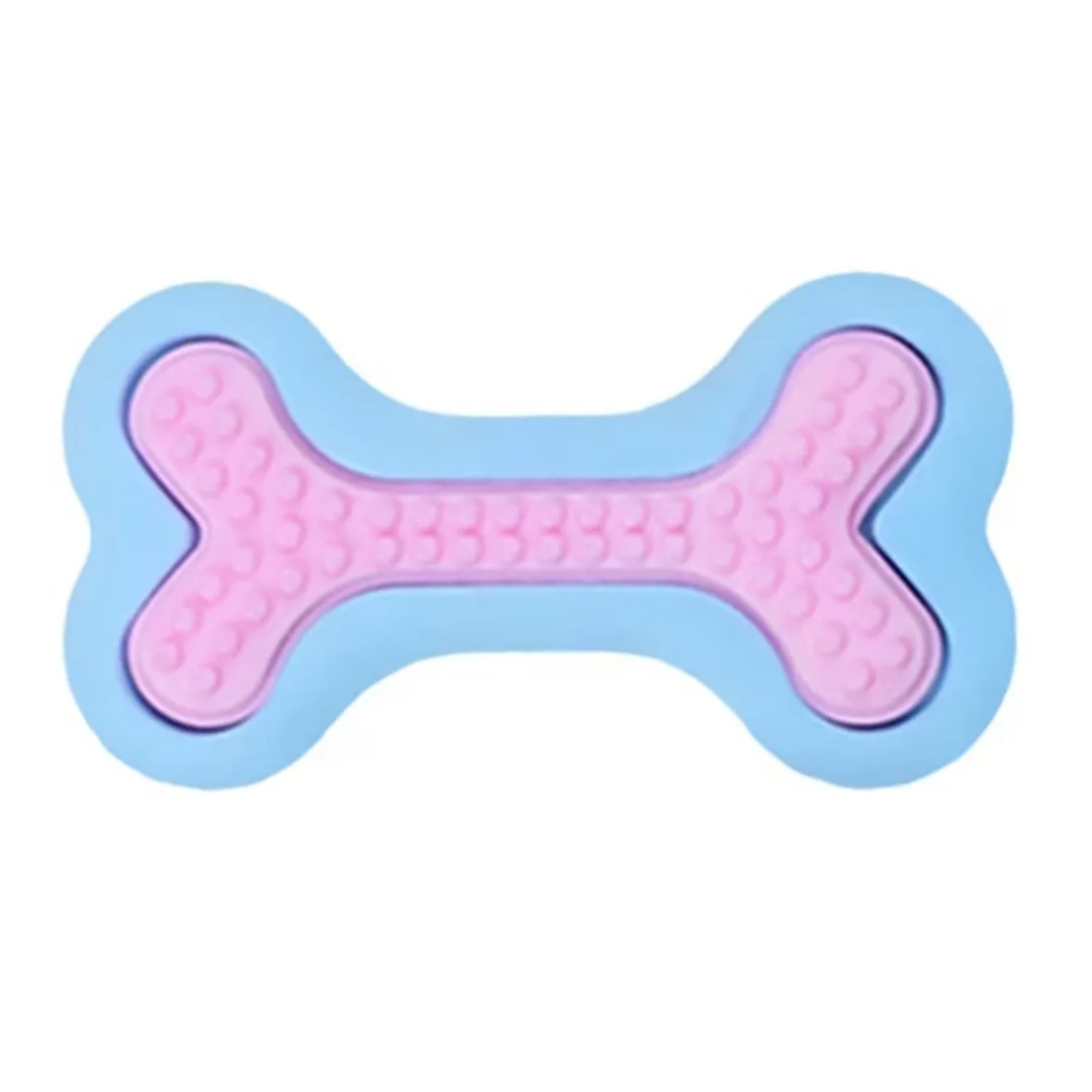 Dog toy, foam bone, 12.3 x 6.6 cm