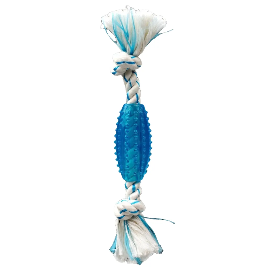 Dog toy, rope and plastic, 24 x 3.5 x 3.5 cm