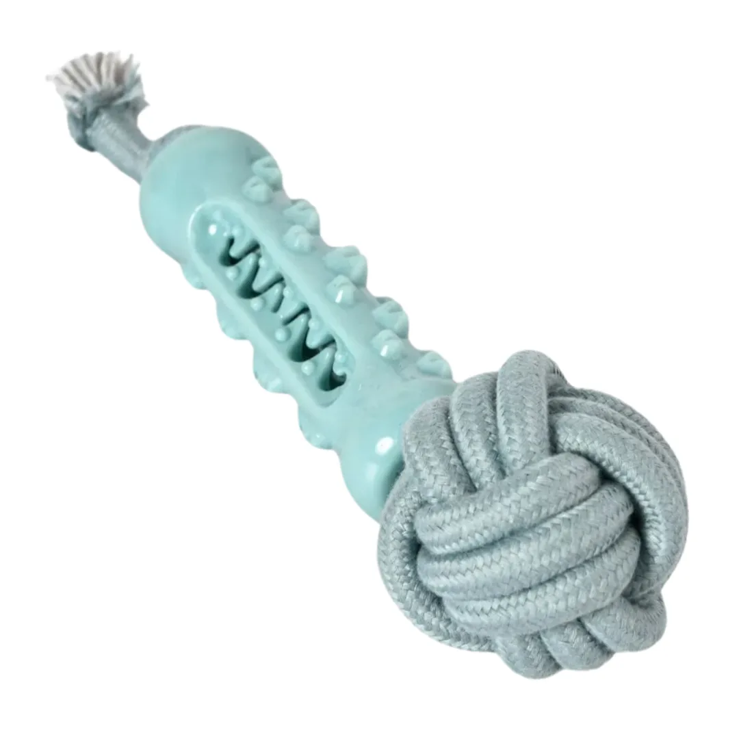 Dog toy with rope, 7.5 x 26 cm