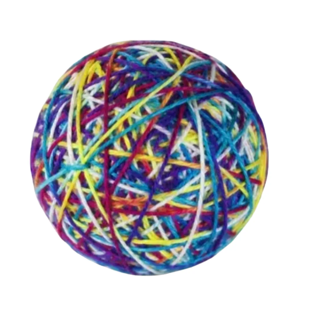 Cat toy, ball of yarn, 9 cm