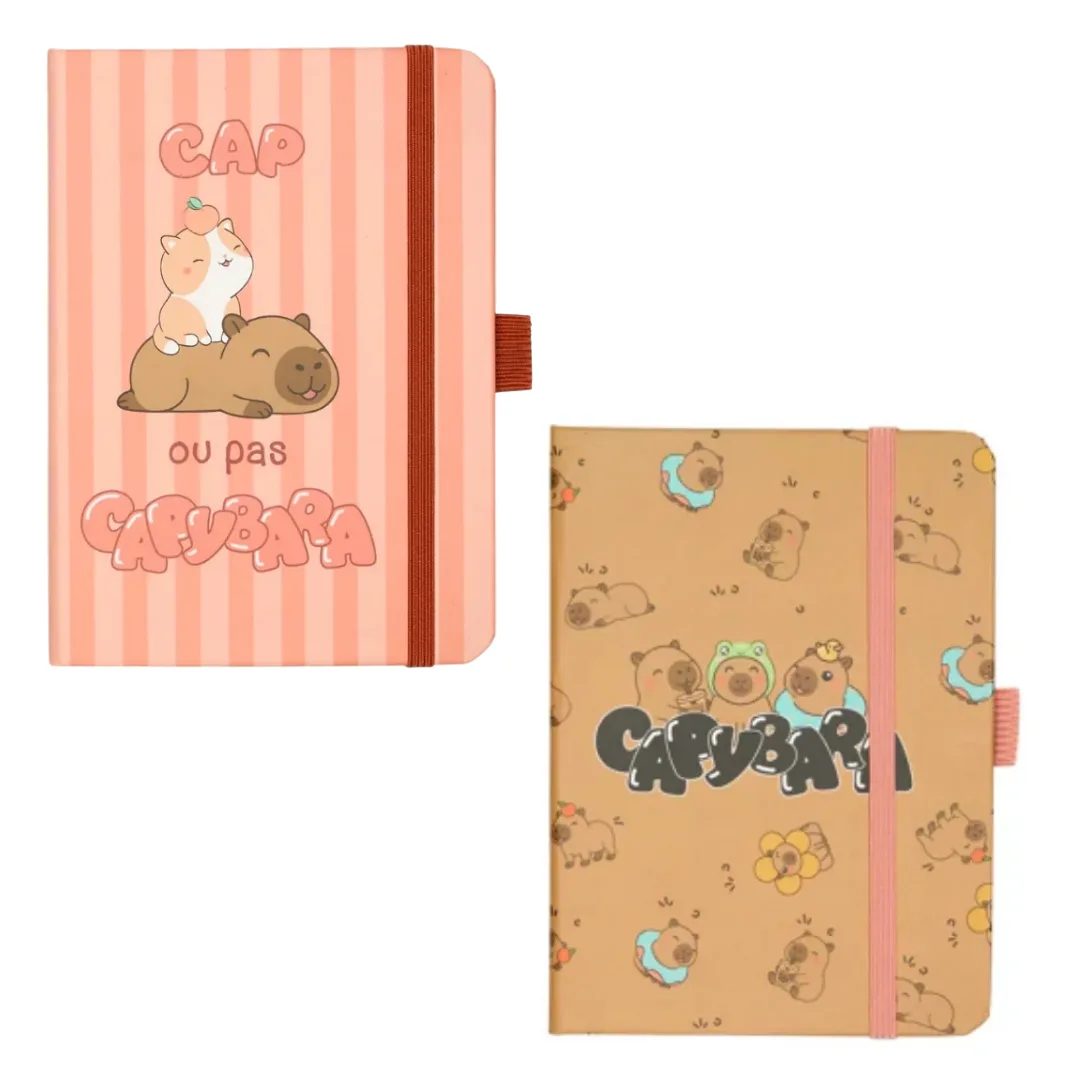 Capybara notebook, 48 pages, 2 assorted