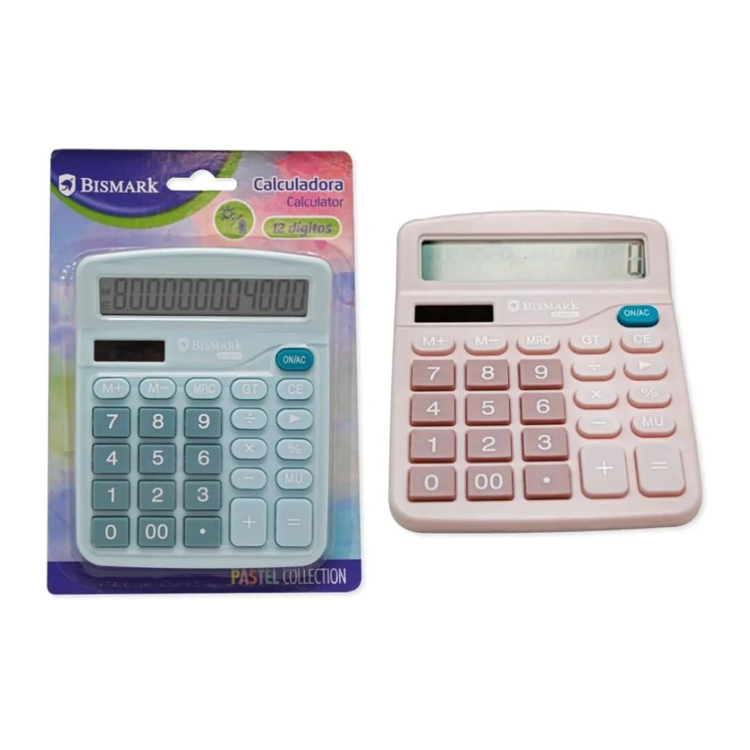 Bismark pastel calculator, 12 digits