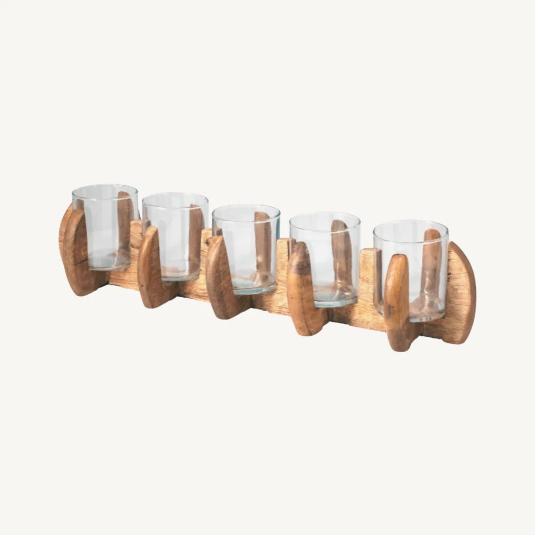 Natural candelabra, 47 x 13 x 11 cm