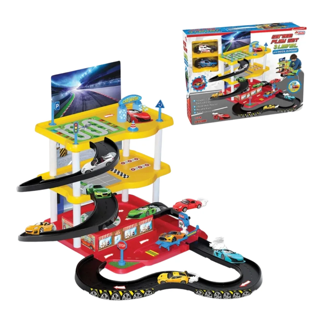 3-level car park set