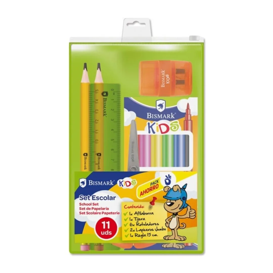 Bismark school supplies set, 11 pieces