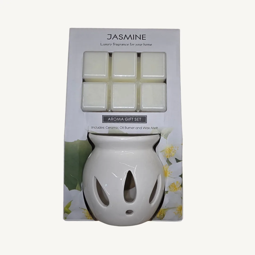 Burner and wax set, jasmine