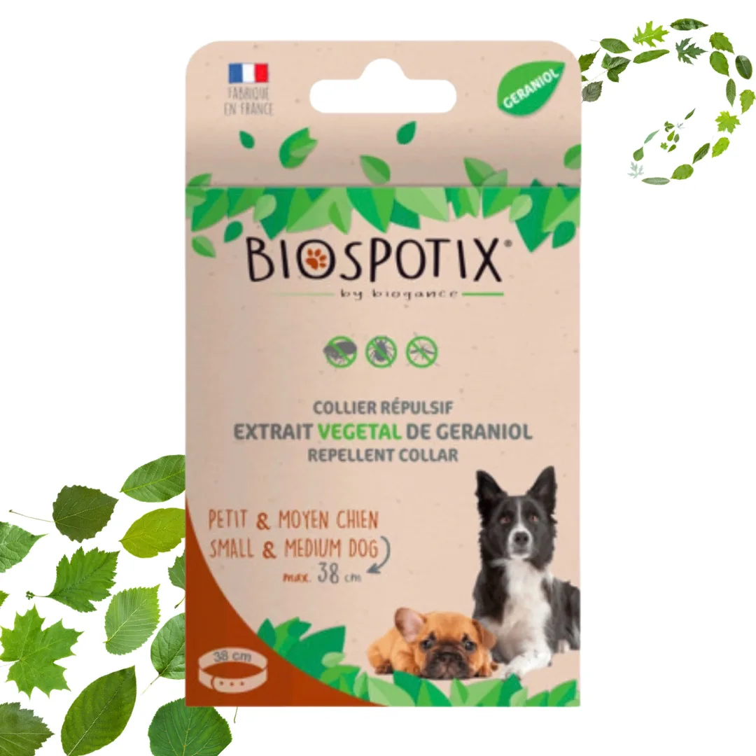 Biospotix repellent dog collar, S, 38 cm