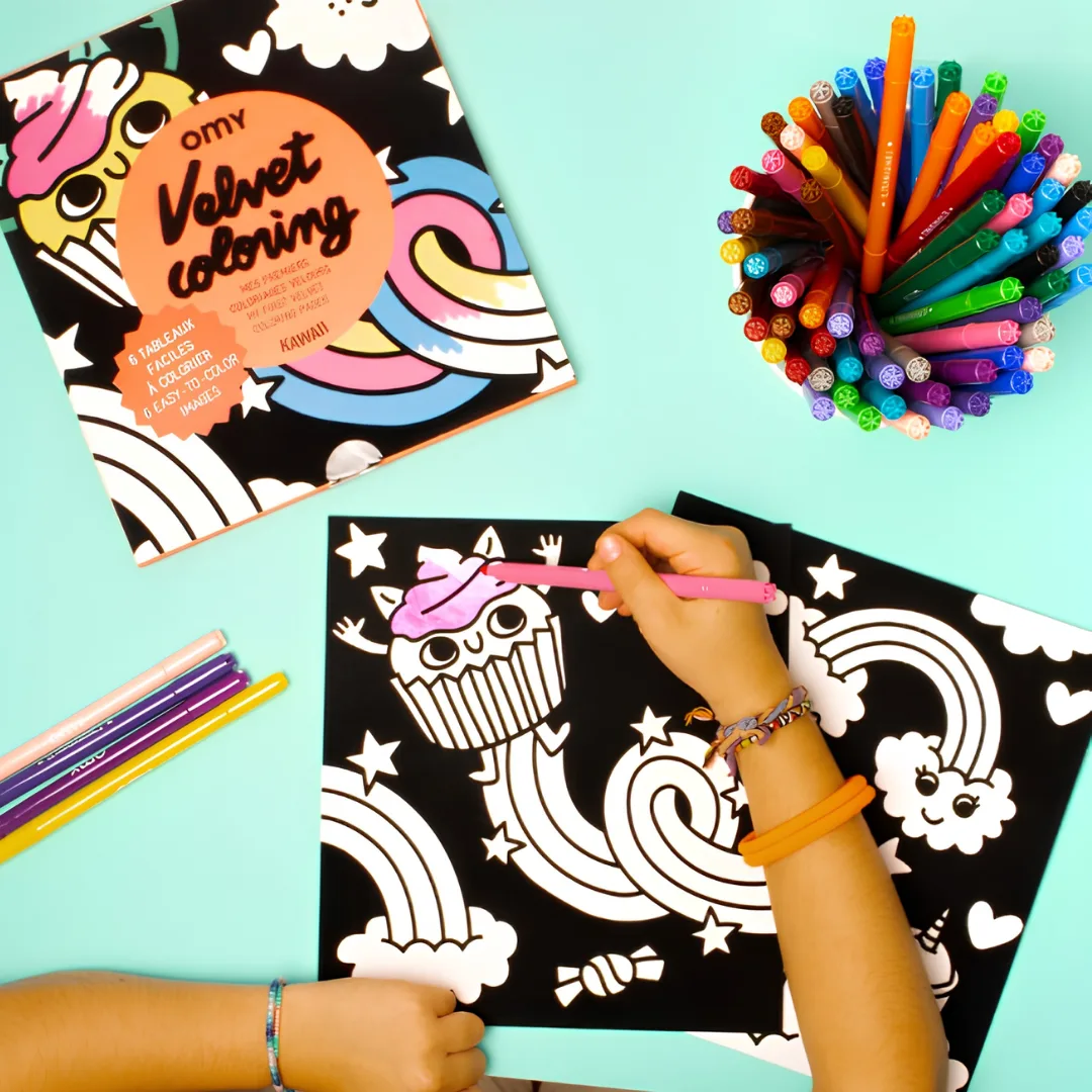 Velvet colouring book, Kawaii