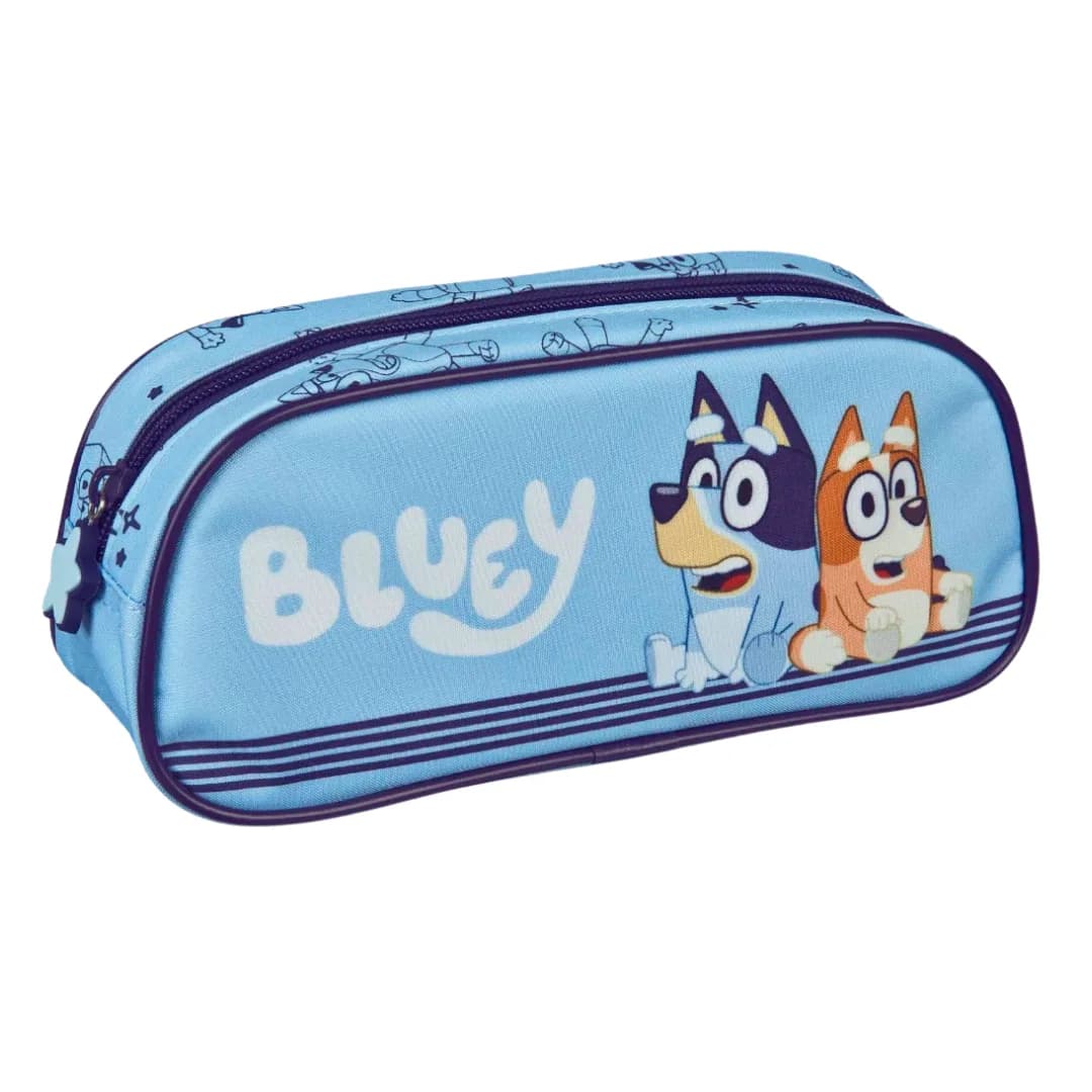 Bluey pencil case, blue