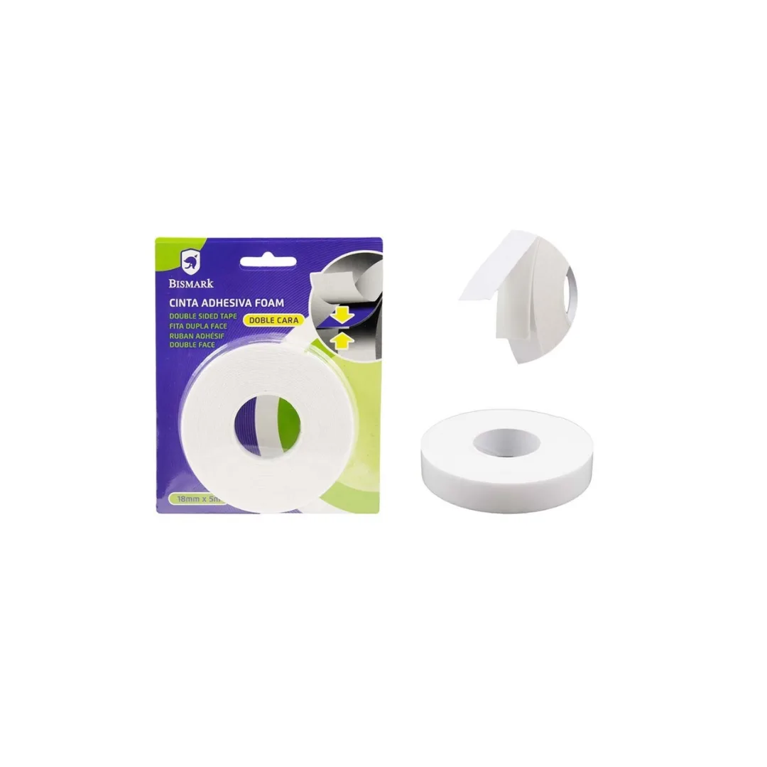 Double-sided foam tape, 5 m x 18 mm