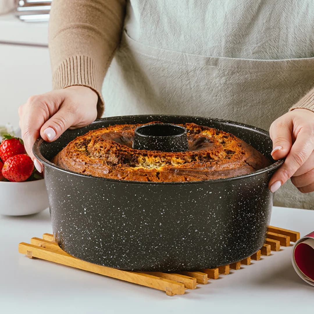 Non-stick bundt tin, stone coating, 26 cm