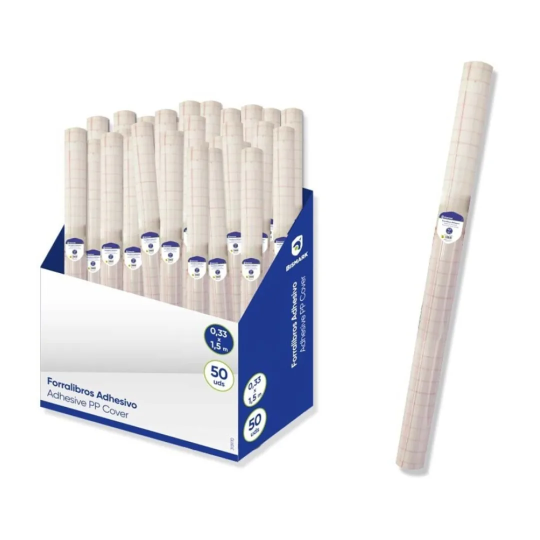 Adhesive book covering, 0.33 x 1.5 m