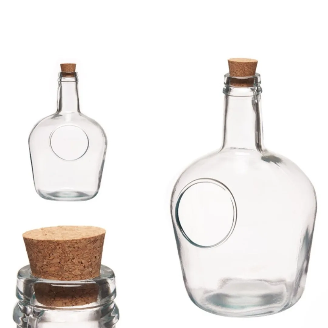 4 L bottle with cork stopper