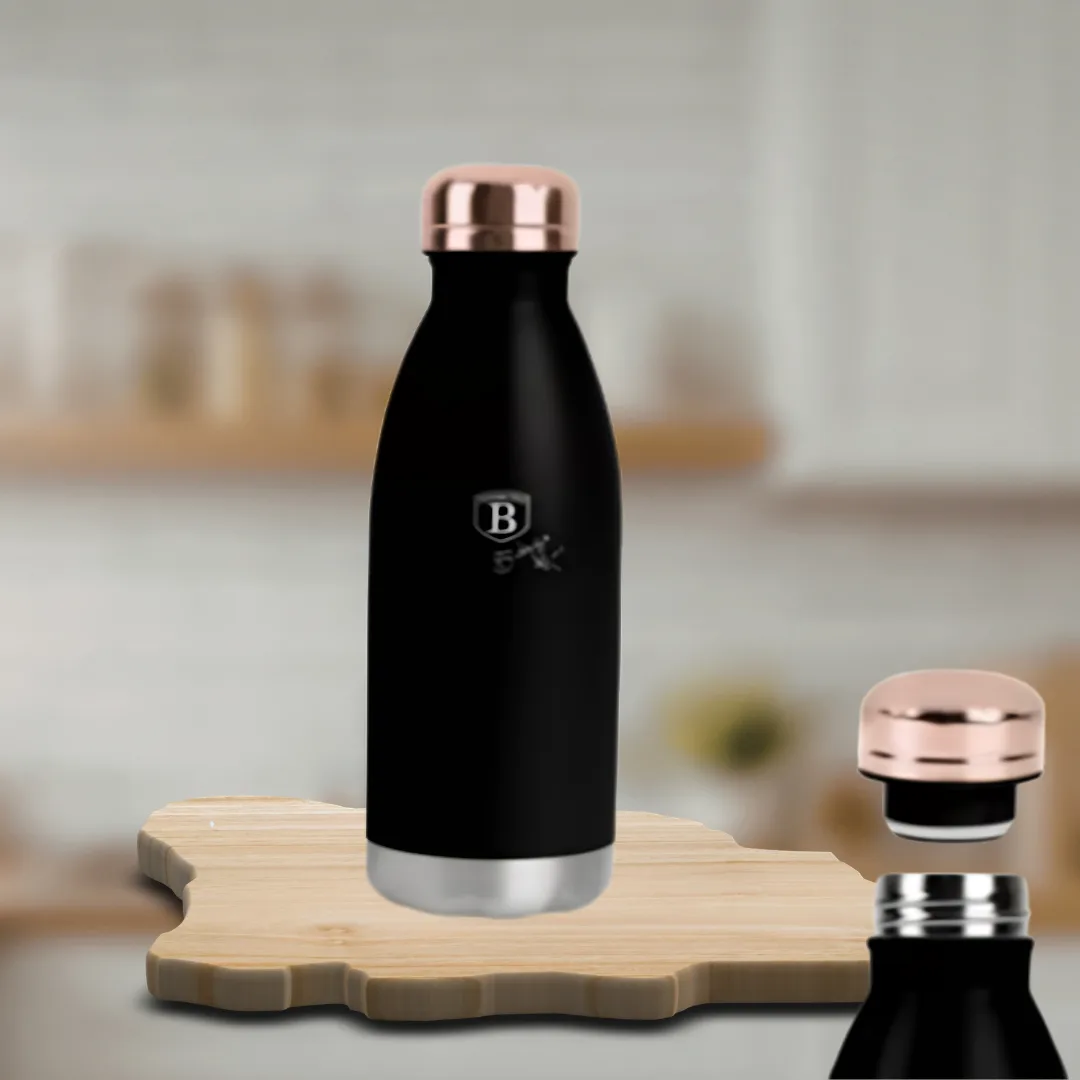 Insulated bottle, 0.5 L, Black Rose
