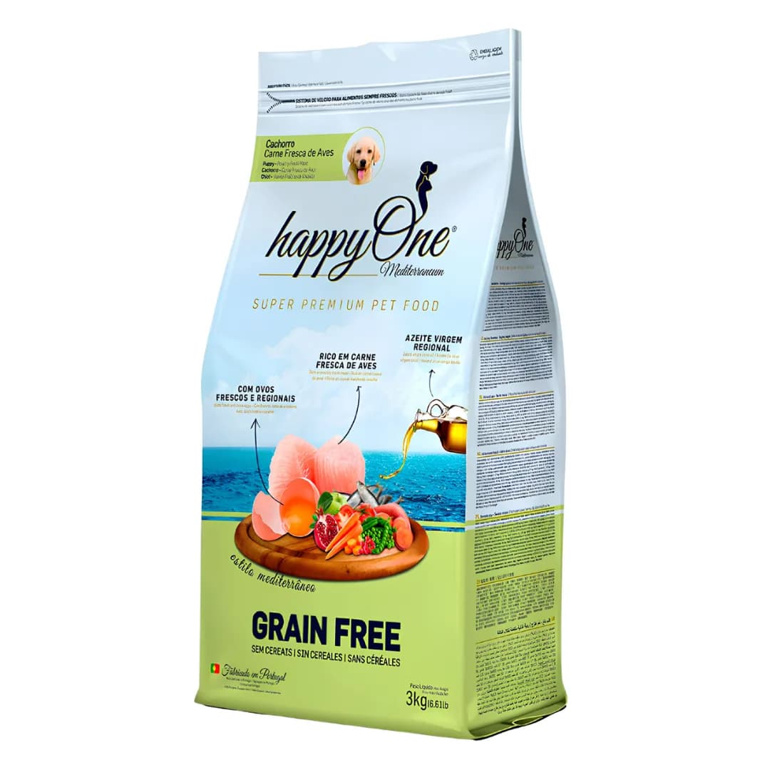 HappyOne Mediterraneum puppy food, 3 kg