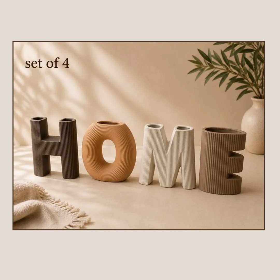 Home ceramic vases, set of 4