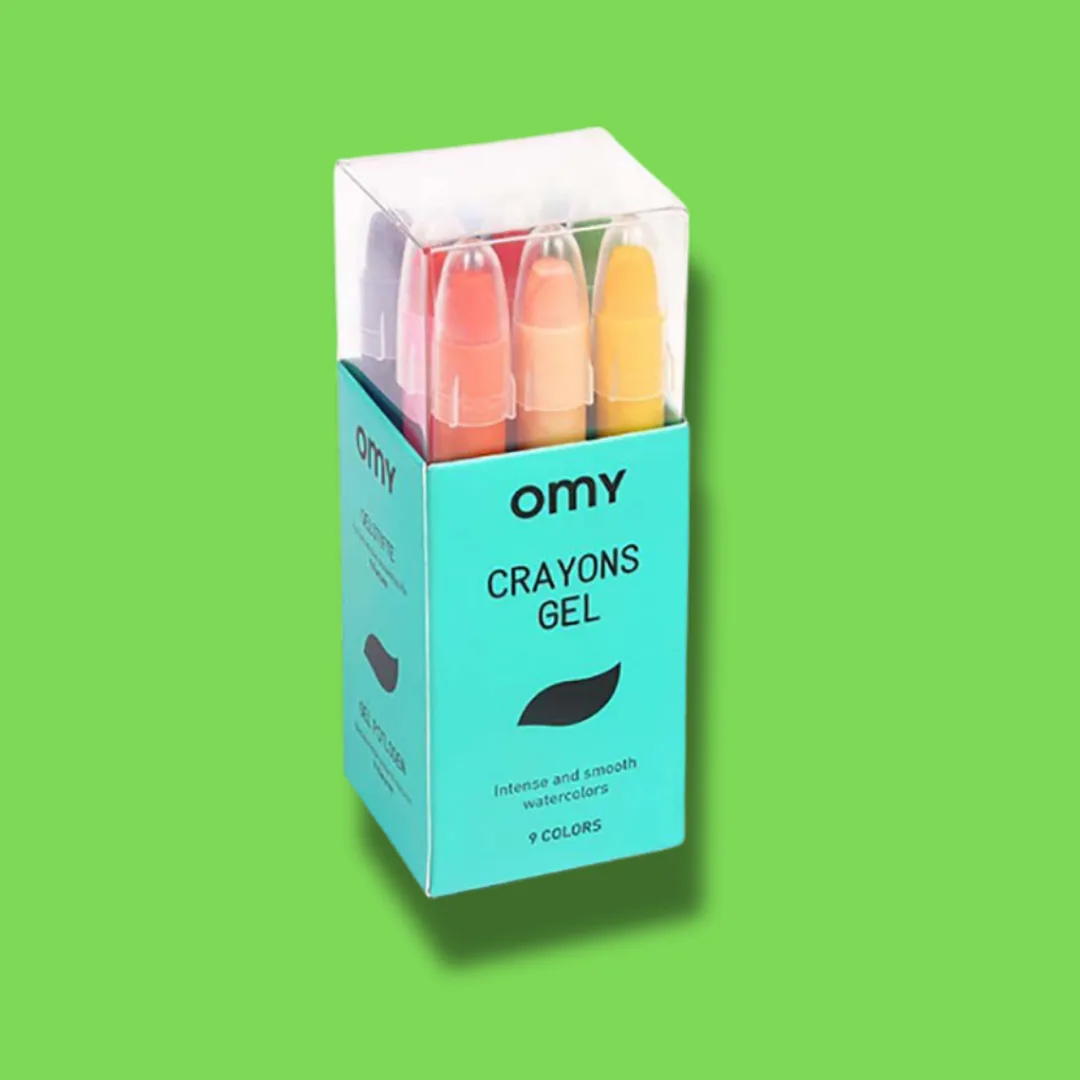 OMY gel crayons, pack of 9