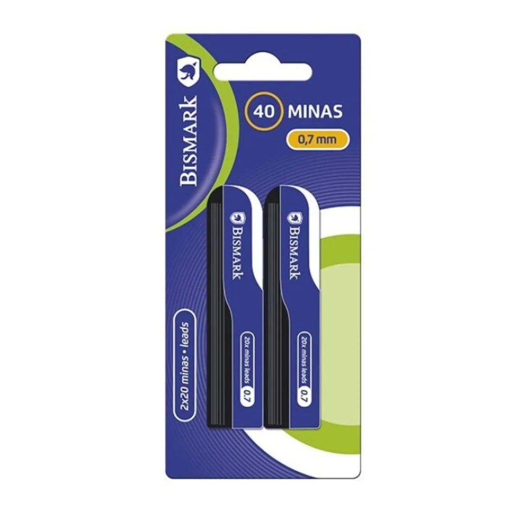 Bismark pencil leads, 0.7 mm, 2 x 20