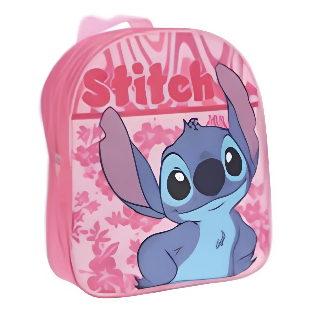 Lilo & Stitch backpack, pink, 1 zip