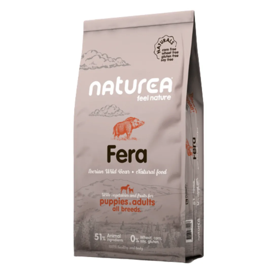 Naturea Iberian dog food, wild boar, 12 kg