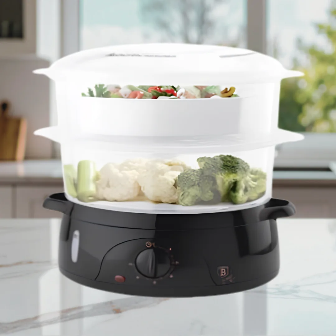 Electric steamer, 6 L, Black Rose collection