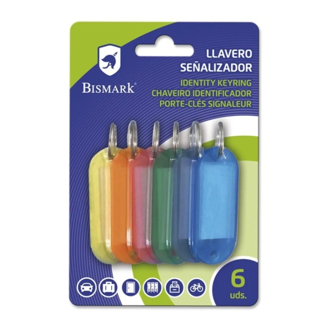 Bismark key tags, pack of 6