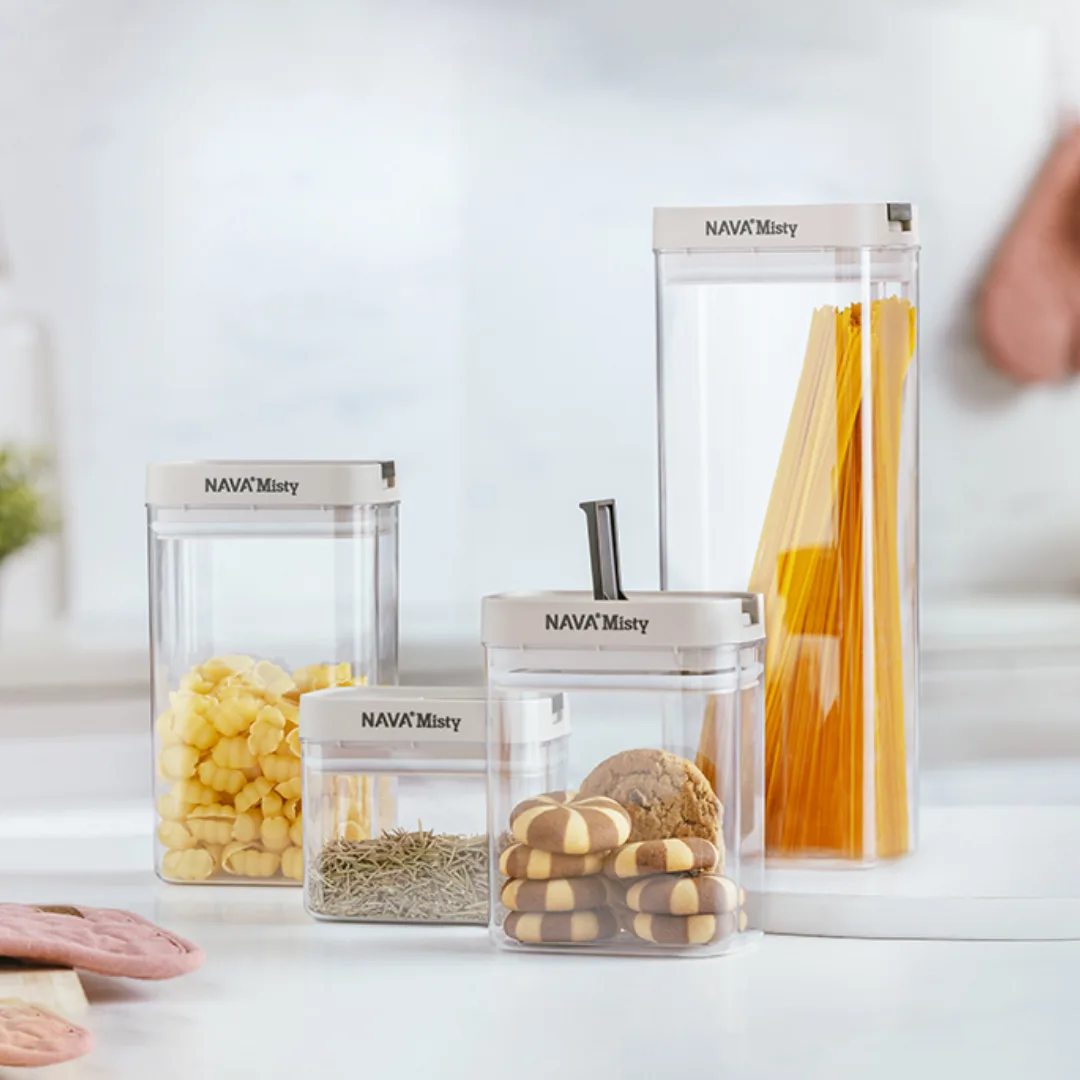 Plastic dispenser jar, 1200 ml