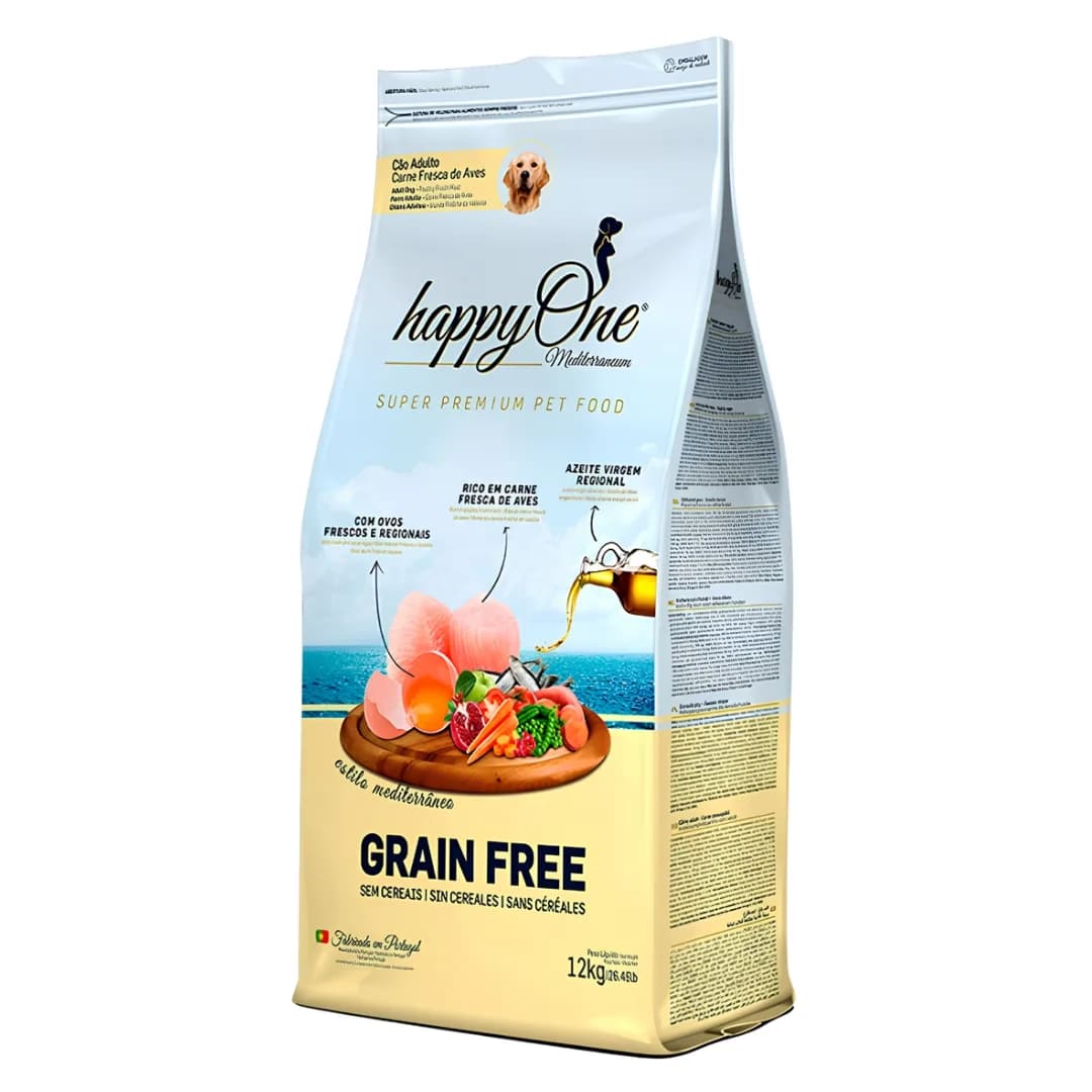 HappyOne Mediterraneum adult dog food, 12 kg