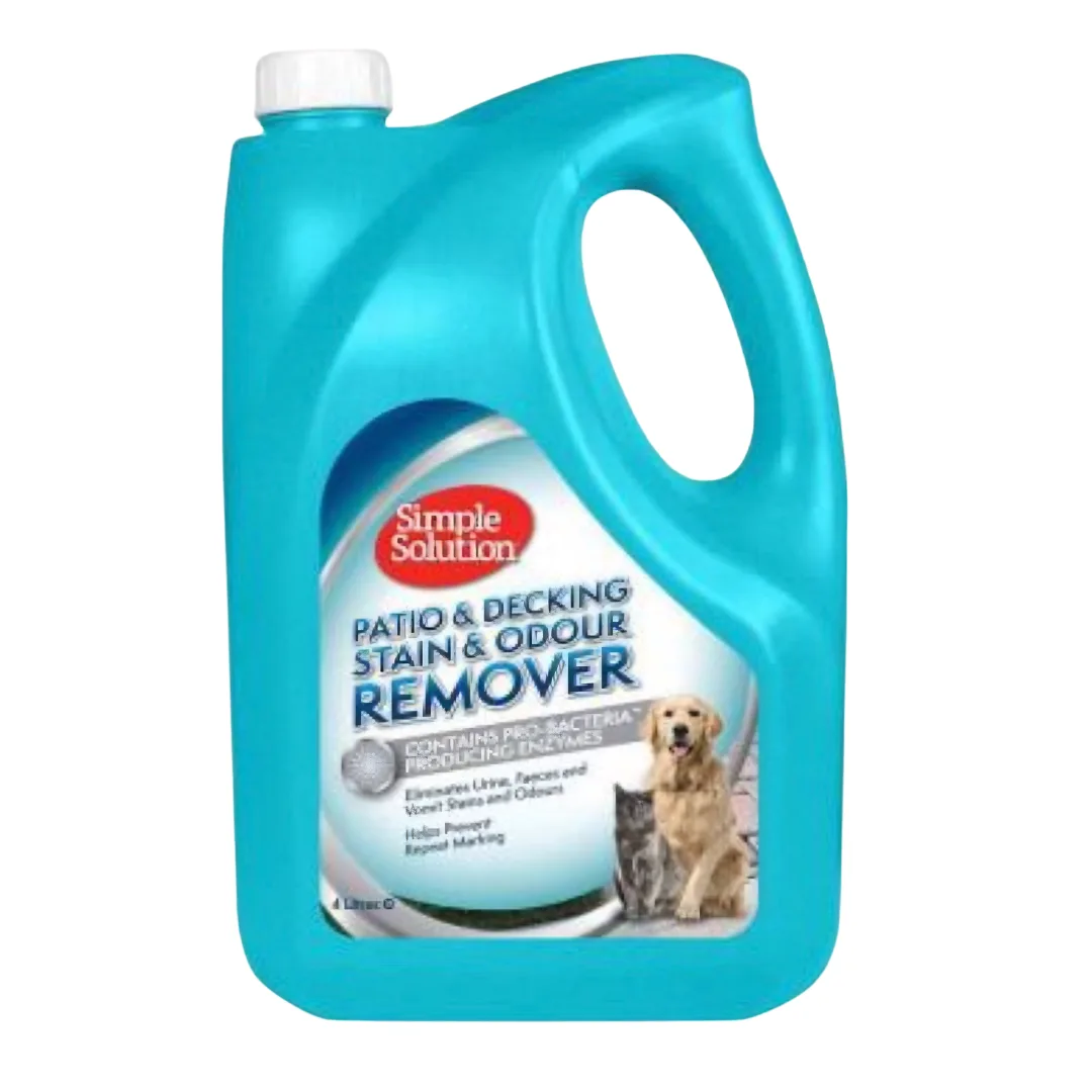 Simple Solution stain and odour remover for patios and decks