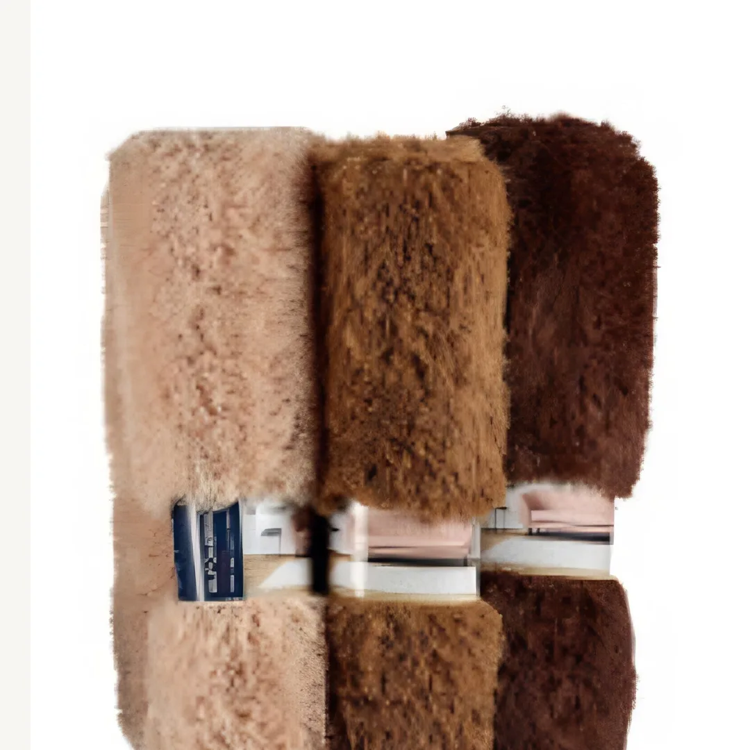 Shaggy rug, earth tones, 133 x 195 cm