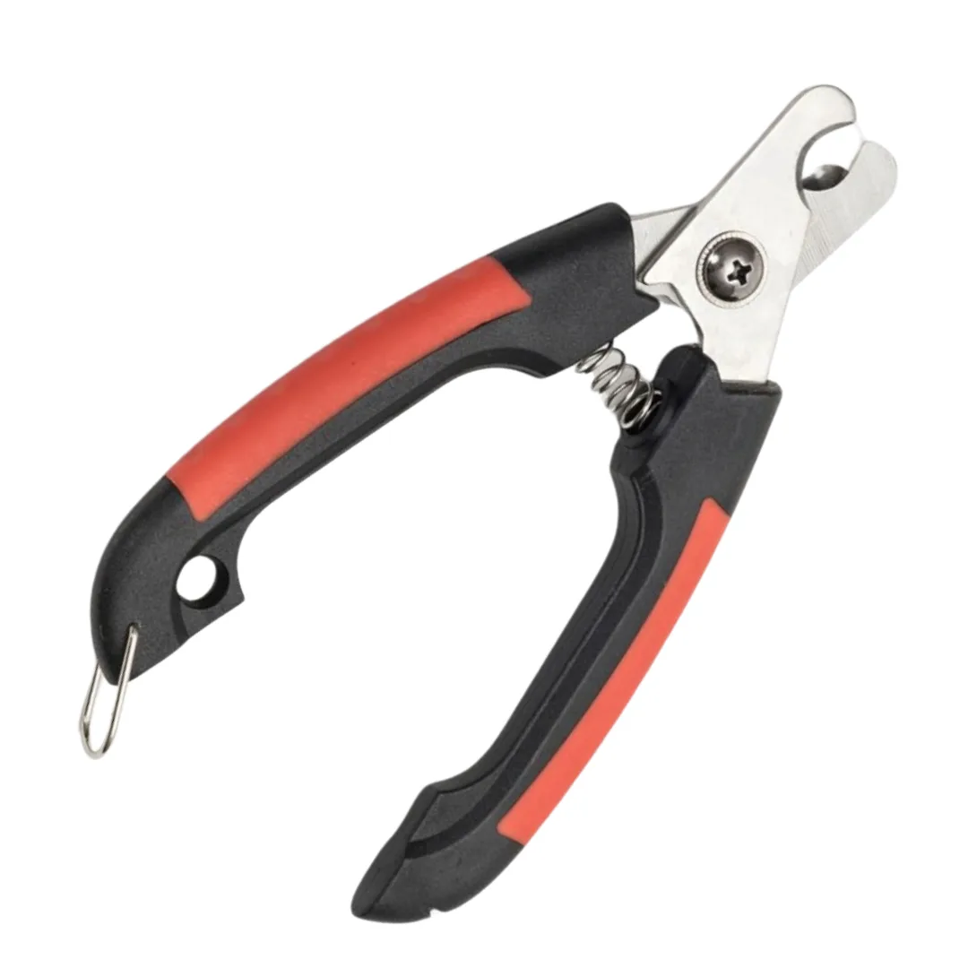 Straight pet nail scissors, 12.3 x 4.5 cm