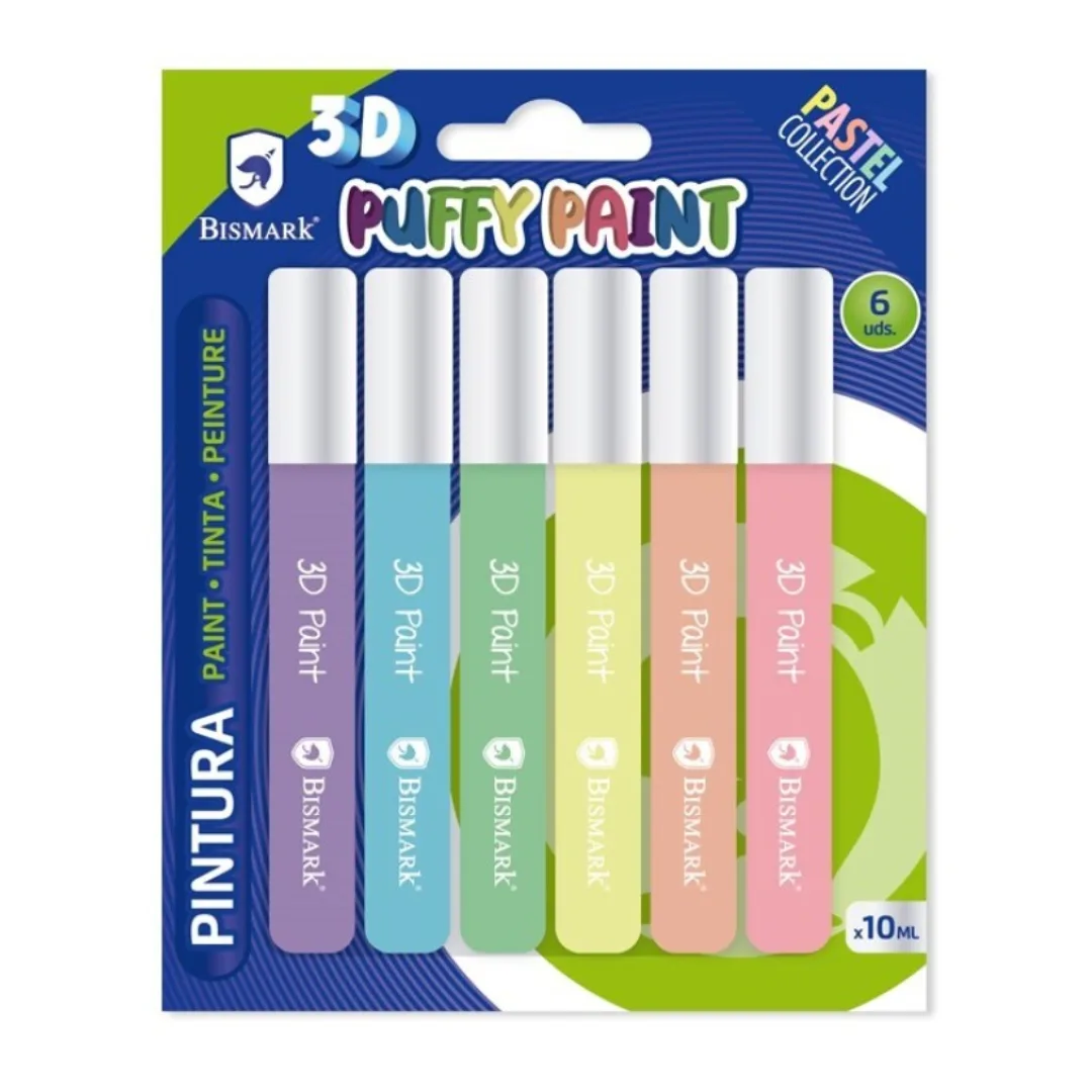 Bismark 3D pastel paint, 6 x 10 ml