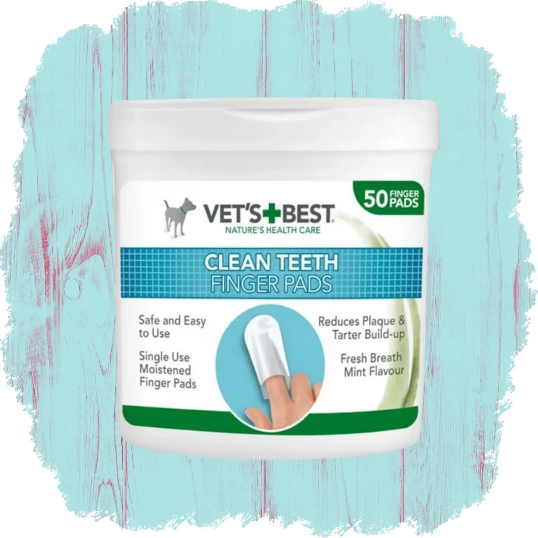 Dog dental cleaning wipes, pack of 50